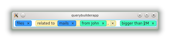 boxes in a QWidget